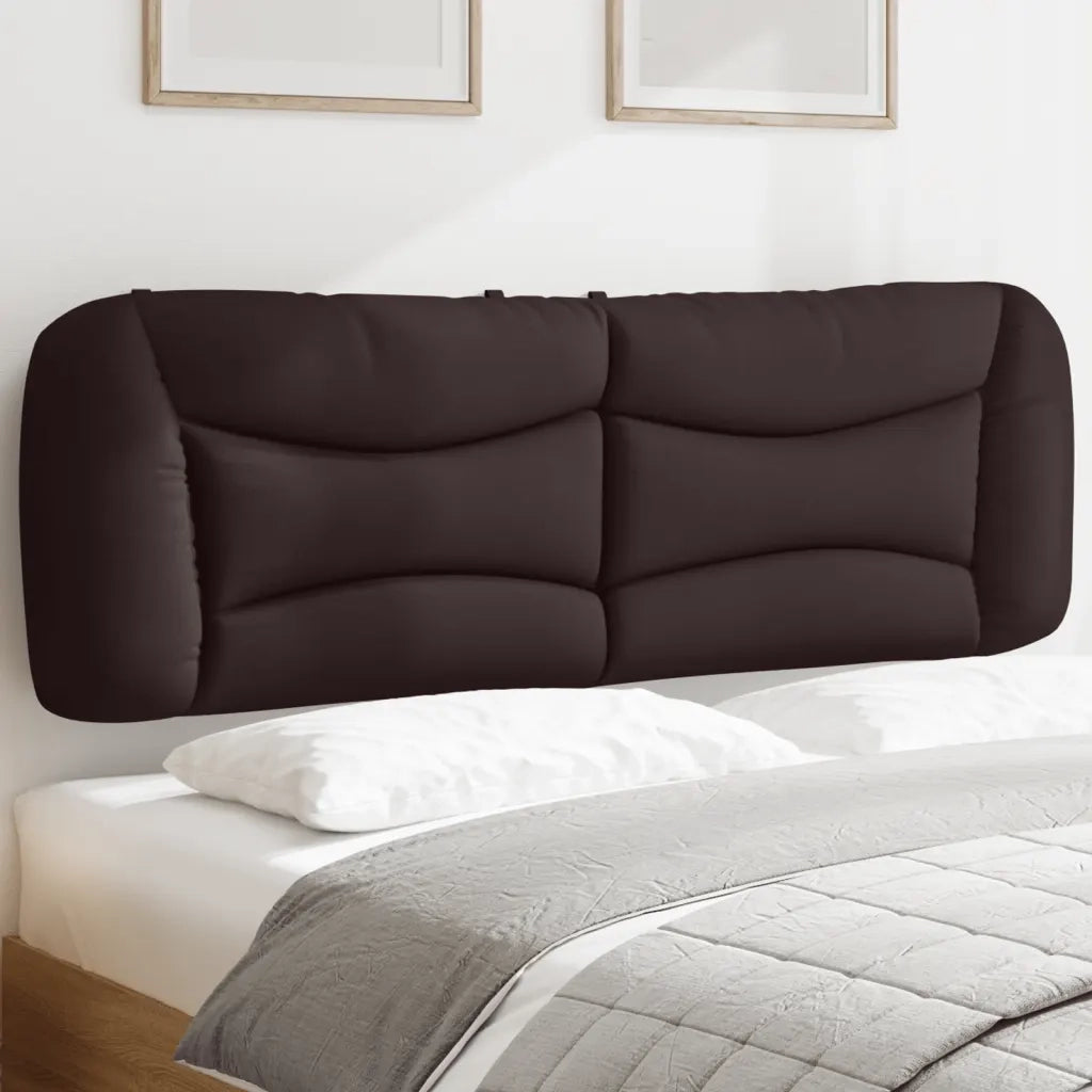 Cuscino Testiera Hvar Marrone Scuro 160 cm in Tessuto 374591