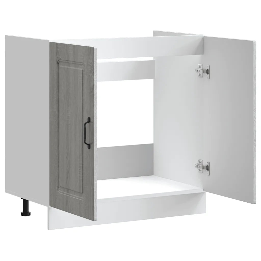 Mobile base lavello Kalmar Grigio Sonoma 80x46x81,5 cm 853453