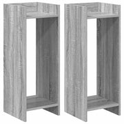 Supporto per piante | Sostegno per piante 2 pz Sonoma grigia 30 x 30 x 80 cm