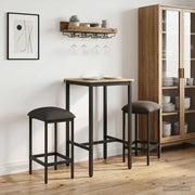 Sgabello da bar 2 pcs Grigio Scuro 40 x 32 x 74 cm 8006172