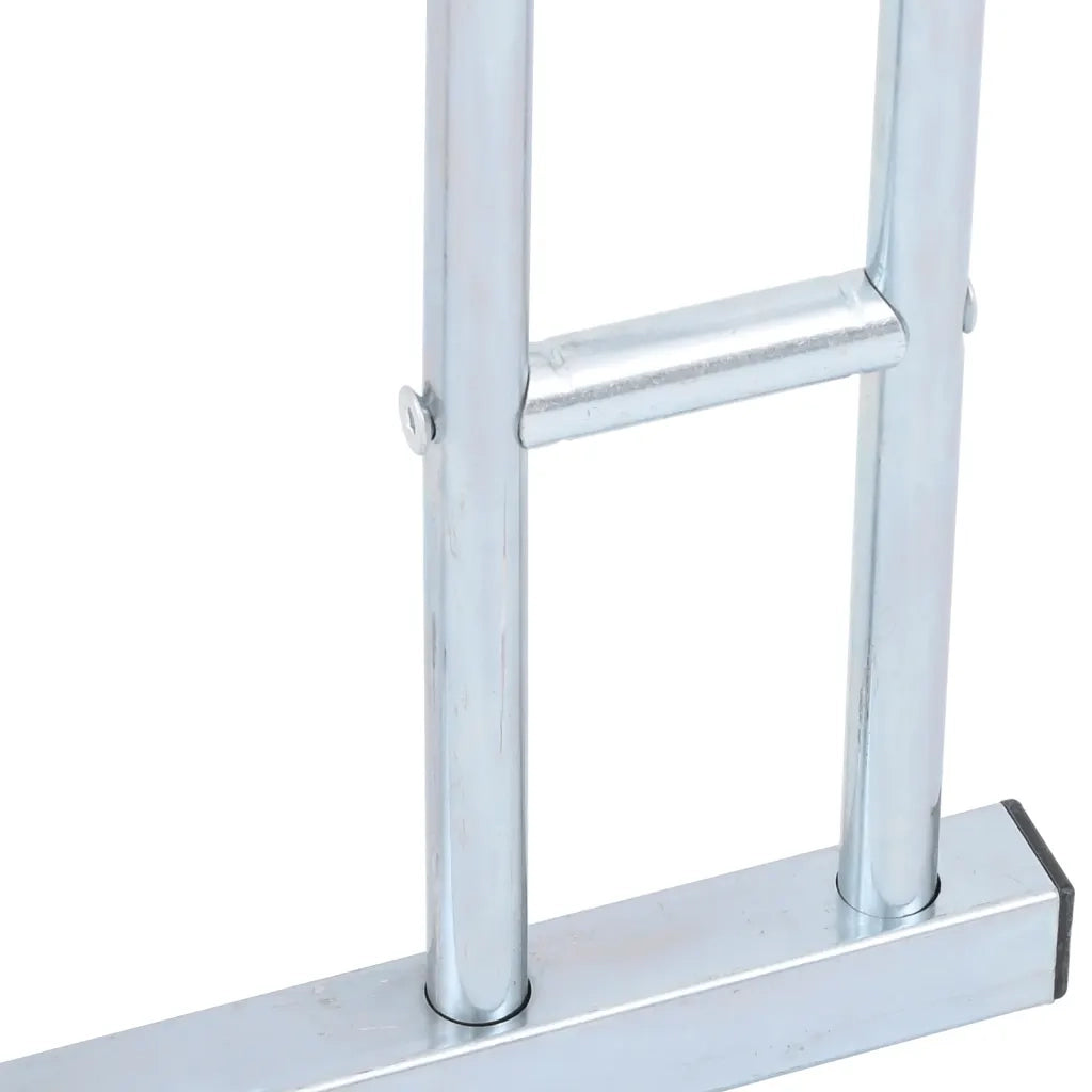 Supporto per 2 Bici da Pavimento Autoportante Acciaio Zincato 4005568