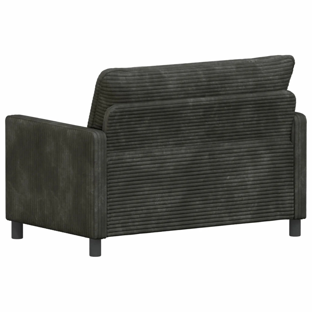 Divano Antracite 126 x 81 x 87,5 cm Poliestere 42028827