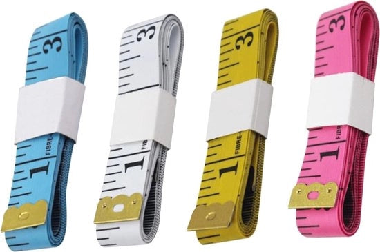 Set di 6 Linti di Misura per la Sartoria - Linee Flessibili per la Sartoria e la Misura del Corpo - 150 cm