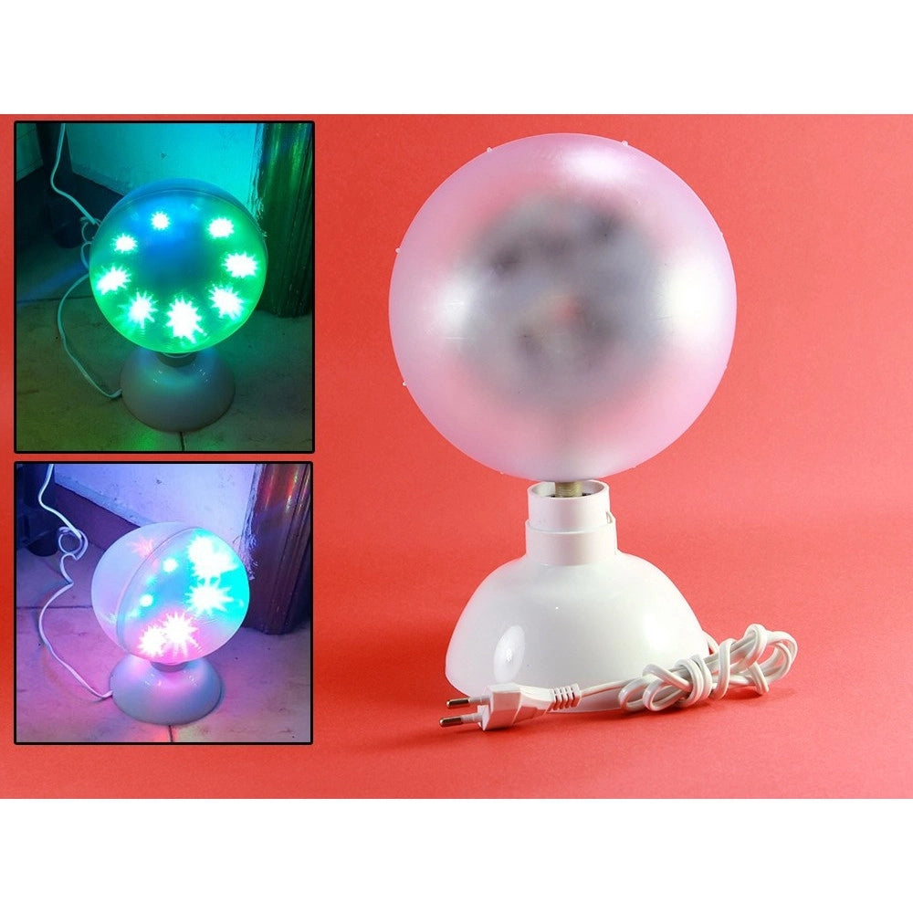 Trade Shop - Proiettore Led Rgb Testa Rotante Effetti Disco Discoteca Da Tavolo 6w Per Feste -