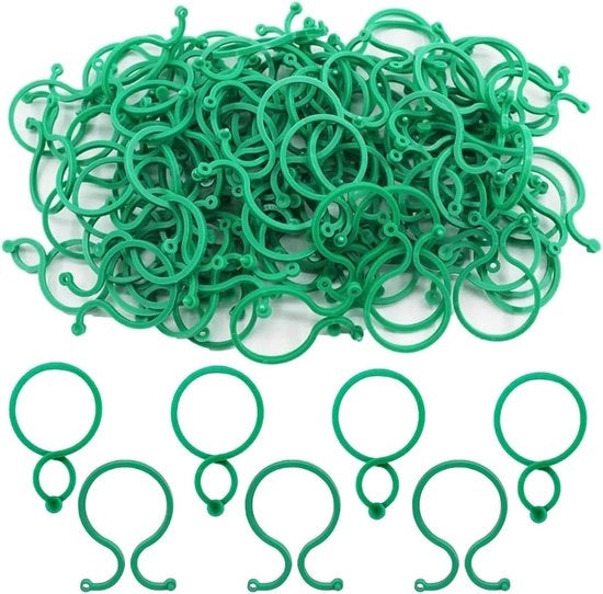 Chiodi per piante - 100 pezzi per aiuti di crescita per piante di giardino