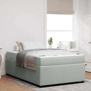 Struttura del letto Grigio chiaro 120 x 200 cm Tessuto