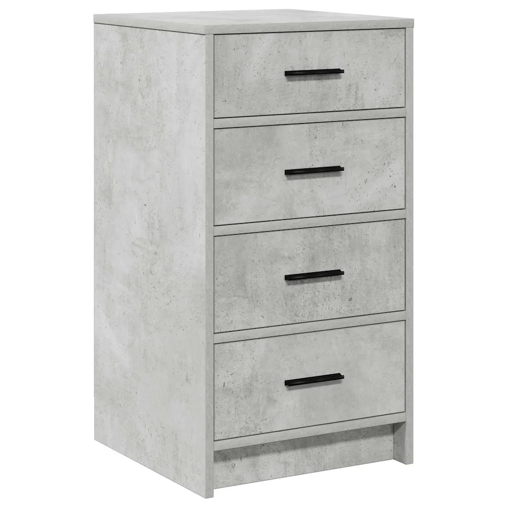 Tavolo da Trucco con cassetto 3 pcs Grigio Legno multistrato 3334221