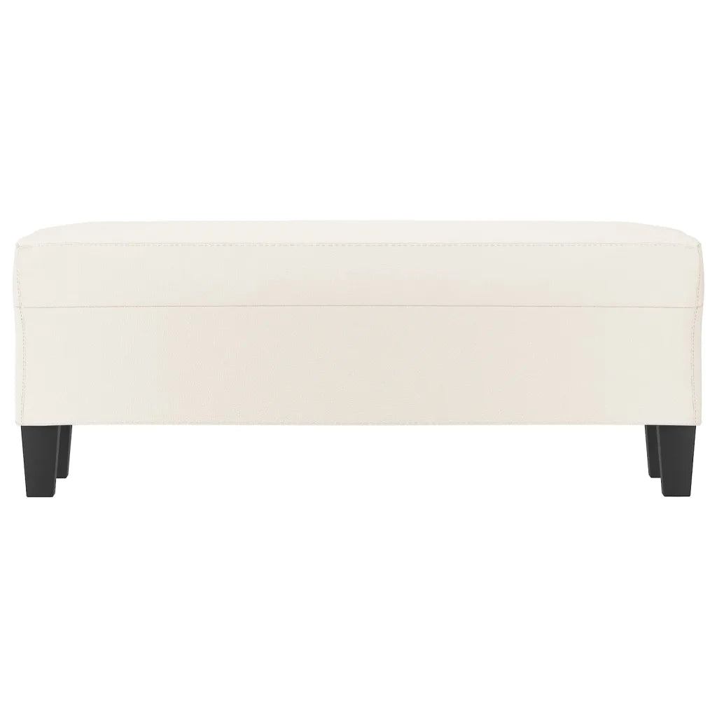 Panca Crema 100x35x41 cm in Similpelle cod mxl 60321
