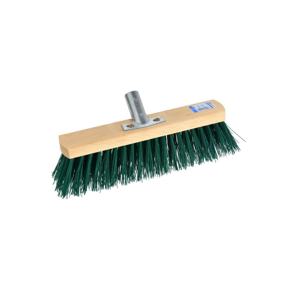 SCOPA DA STRADA 30cm SPAZZATRICE SETOLE RIGIDE OFFICINA GIARDINO ESTERNO GEKO G66037