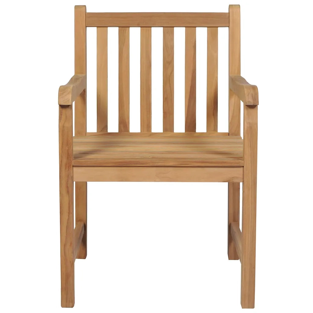 Sedie da Giardino 8 pz e Cuscini Grigio Talpa Massello di Teak 3073066