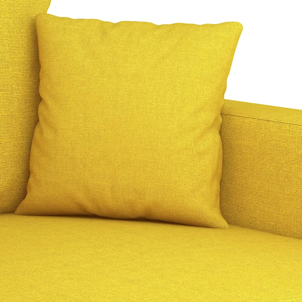 Poltrona-Divano Sedia Giallo Chiaro 60 cm in Tessuto 700350