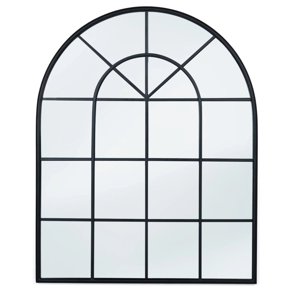 IDMarket - Specchio ad arco in vetro di design industriale 80x100 cm