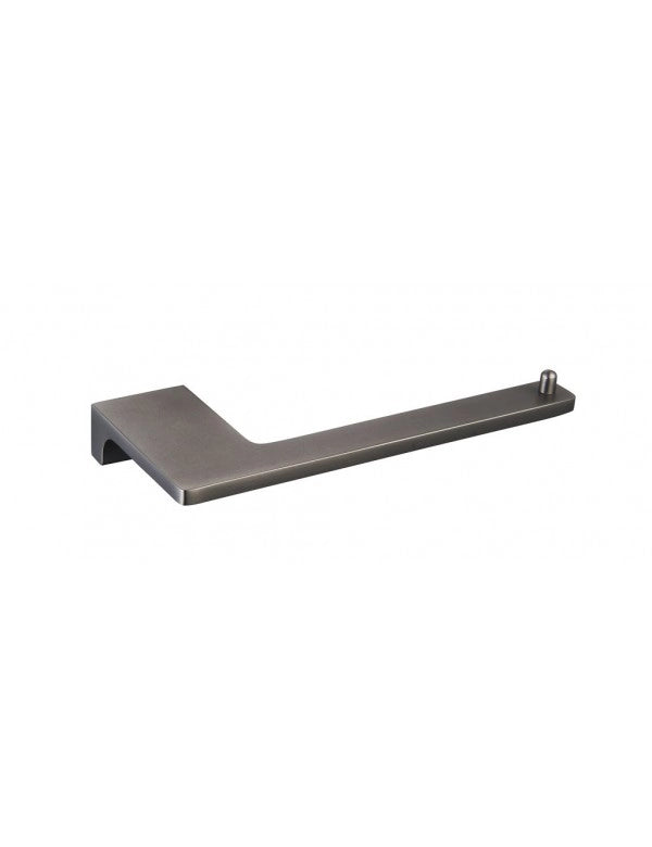 Portarotolo da parete NIL in metallo grigio ottone 15,8 cm