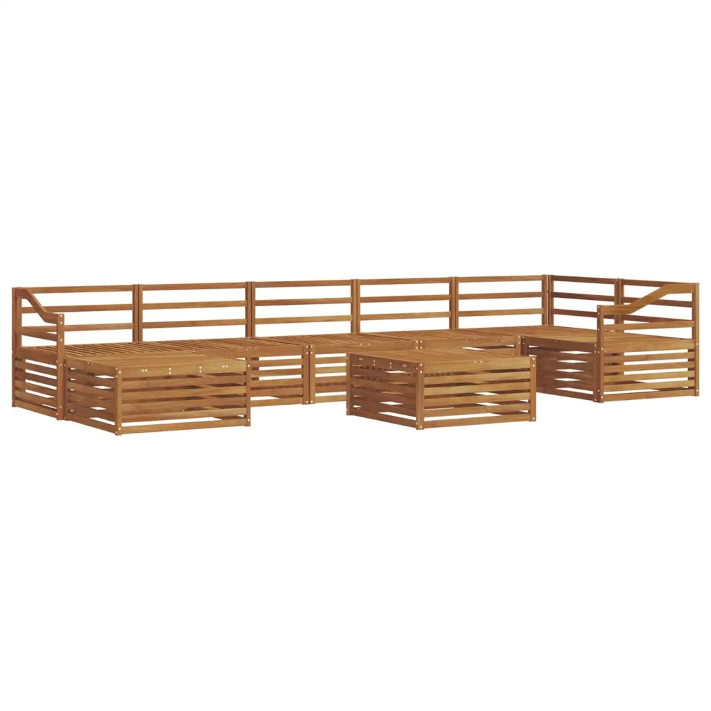 Set di divani da esterno 8 pcs Naturale 3373874