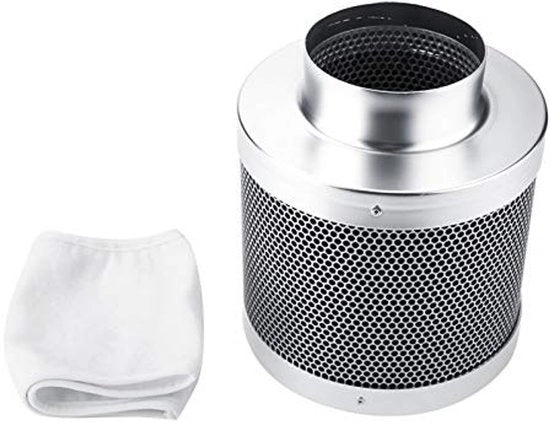 Filtro dell'aria 200 mm - Cerniera reversibile - Acciaio inossidabile/Cotone - 99,9% Antidoto per gli odori - Leggero/Sostenibile - Flusso d'aria aumentato - Filtro dell'aria