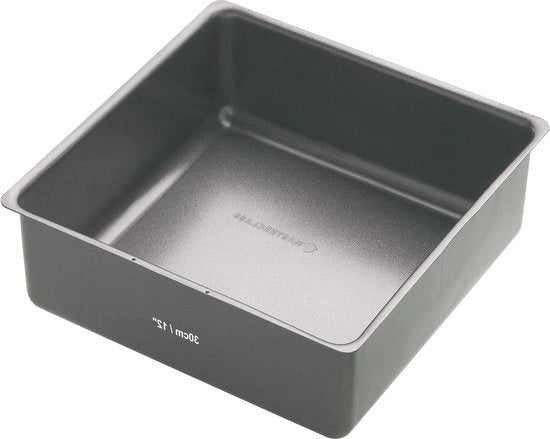 Forma da Torta da 30 Centimetri con Base Removibile Trattata Antifango Resistente alla Calore e al Freddo 

o Modello: 30-Centimeter
o Materiale: Heavy Duty Zwart
o Resistenza: Oven Vaatwasmachine Koelkast Vriezerbestendig