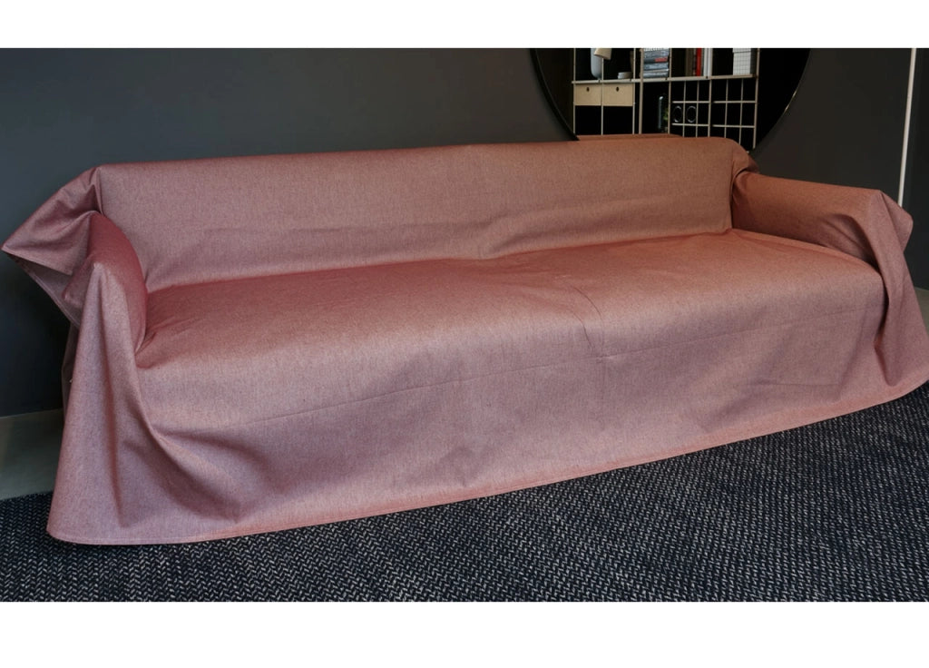 Telo Arredo Granfoulard Copritutto Cotone Made Italy Vari Disegni Arredatutto Copriletto Multiuso - 1 Piazza - Prezioso Bordeaux