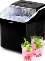 Macchina per blocchi di ghiaccio - Blocchi ghiaccio con cucchiaio ghiaccio - 1,6L - 12kg/24h - Generazione ghiaccio rapida - Nero