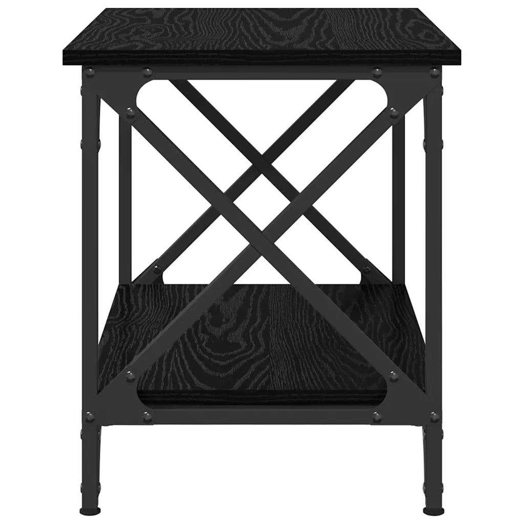 Tavolo laterale Rovere Nero 55 x 38 x 45 cm 875740