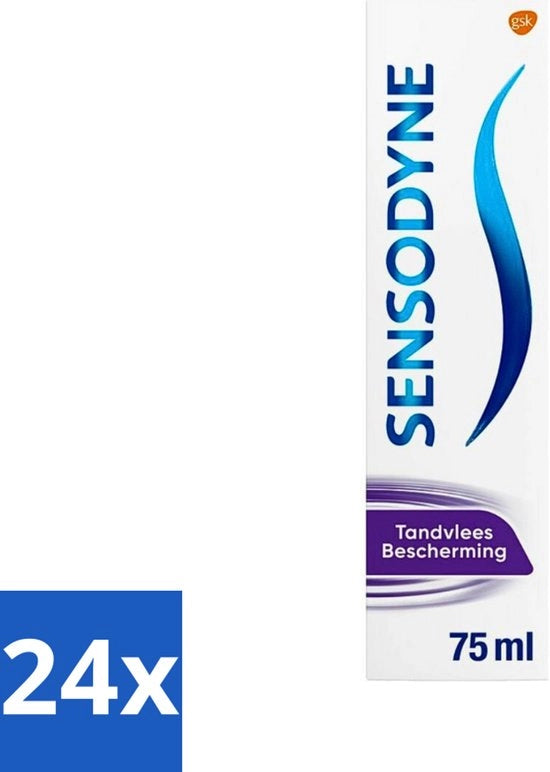 24 x Pasta per la protezione delle gengive 75 ml - Denti sensibili - Protezione della gengiva - Pasta per la cura dei denti - Sensibilità - Pasta per la cura dei denti per denti sensibili