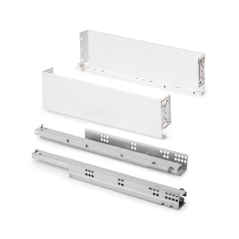 Cassetto esterno Simplex 25 kg, altezza 122 mm, profondità 440 mm, Acciaio, Grigio antracite