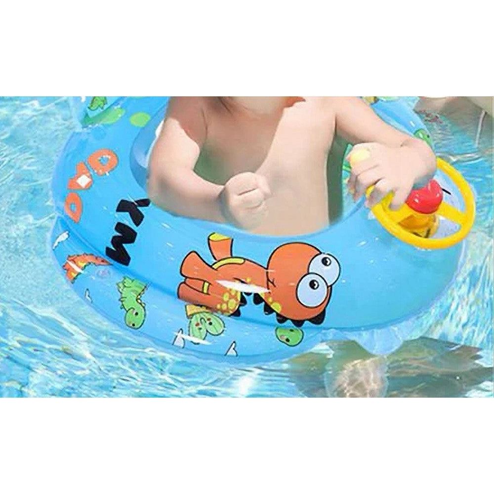 Trade Shop - Salvagente Gonfiabile Mutandina Per Bambini Forma Di Macchina Dino Piscina Mare -