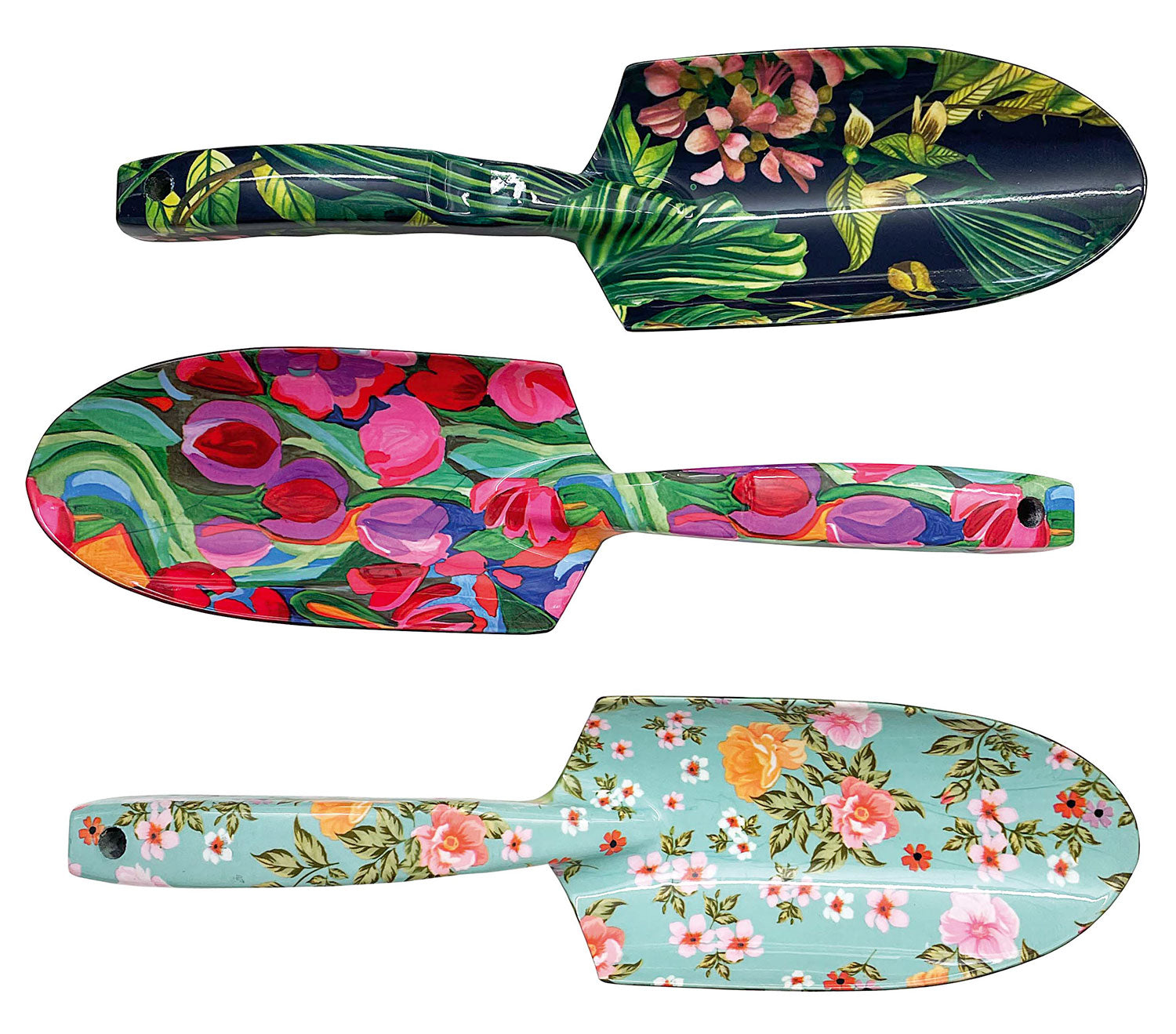 Paletta da Giardino Design Floreale 27 cm in Alluminio