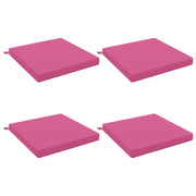 Cuscini per Sedia in 4 Pezzi SOEST 4 pz 100% Poliestere Rosa 945098