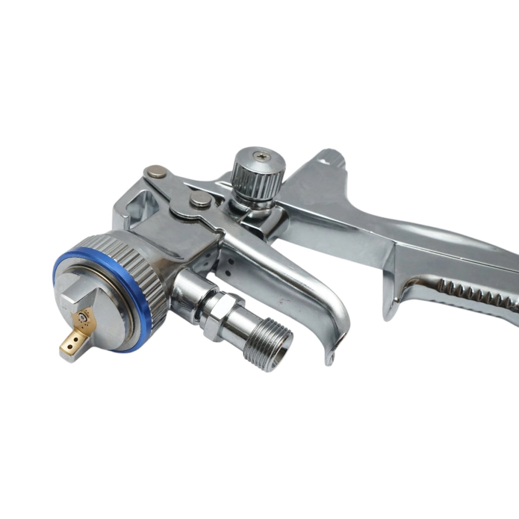 Pistola ad aria compressa per verniciatura a spruzzo, capacità 1000 ml, ugello 1,4 mm, portata 200 ml/min, pressione massima 4 bar. Breckner Germany