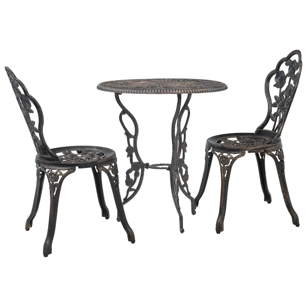 Set da Bistrot 3 pz in Alluminio Pressofuso cod mxl 51900