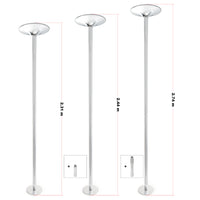 Palo da pole dance Ø 45 mm Altezza regolabile 2,31-2,74 m In acciaio Non richiede fori