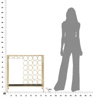 Console Bottiglie Glam Cm 76X30X75