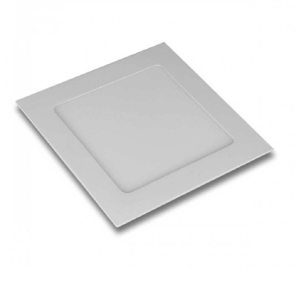 Trade Shop - Pannello Led Slim 6w Incasso Quadrato In Pvc Luce Caldo Freddo Naturale P105aq -
