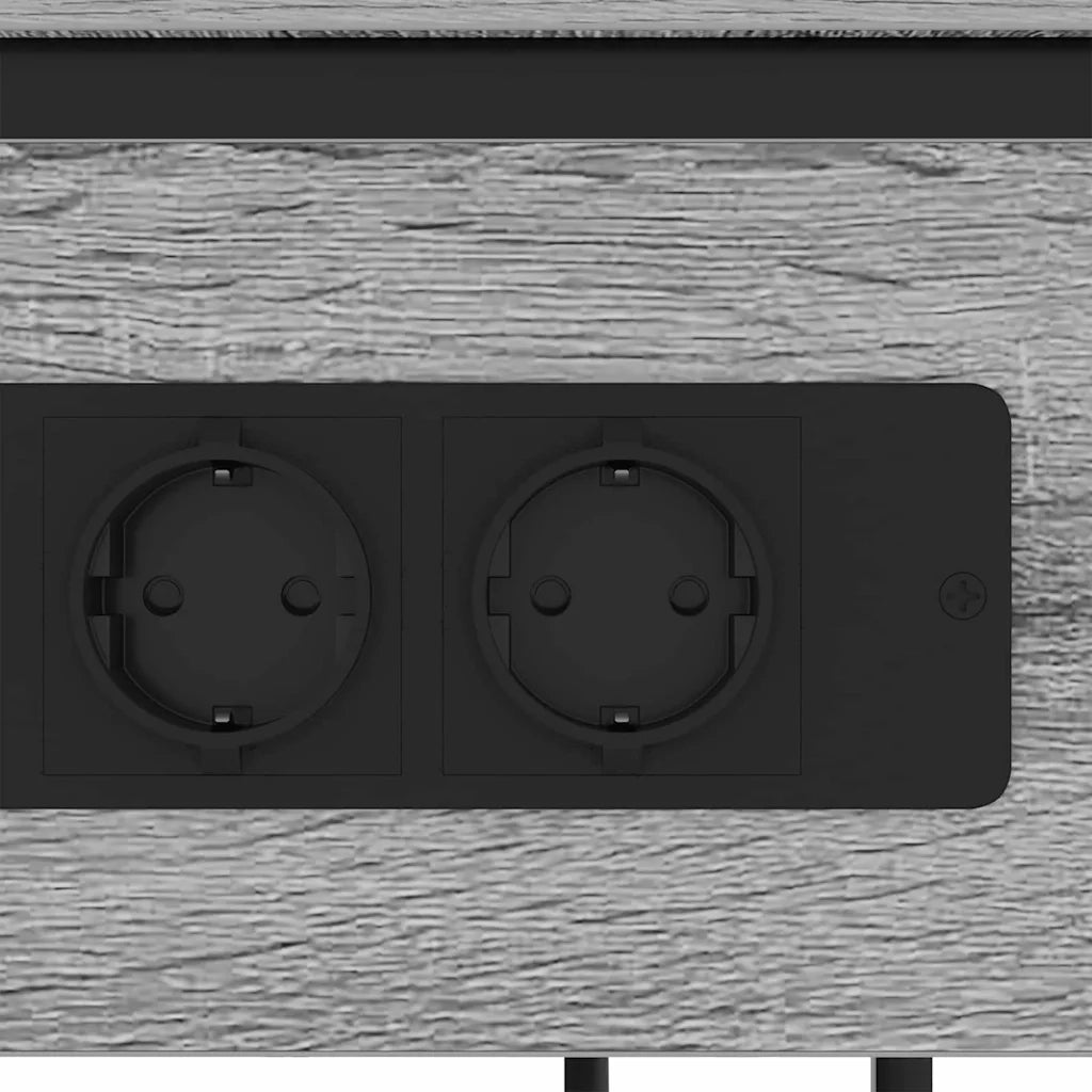 Armadio da Notte Grigio Sonoma 41 x 28 x 76 cm 859578