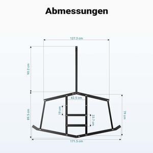 Erpice livellatore prato terreno per quad trattorini 172 x 90 cm Telaio fisso di livellamento