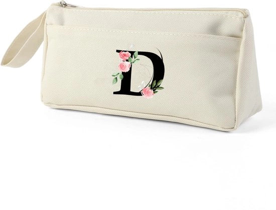 Etui personalizzato con nome, originale custodia da A a Z, semplice e moderna custodia in stile, adatta come regalo per insegnanti, studenti, colleghi e sorelle