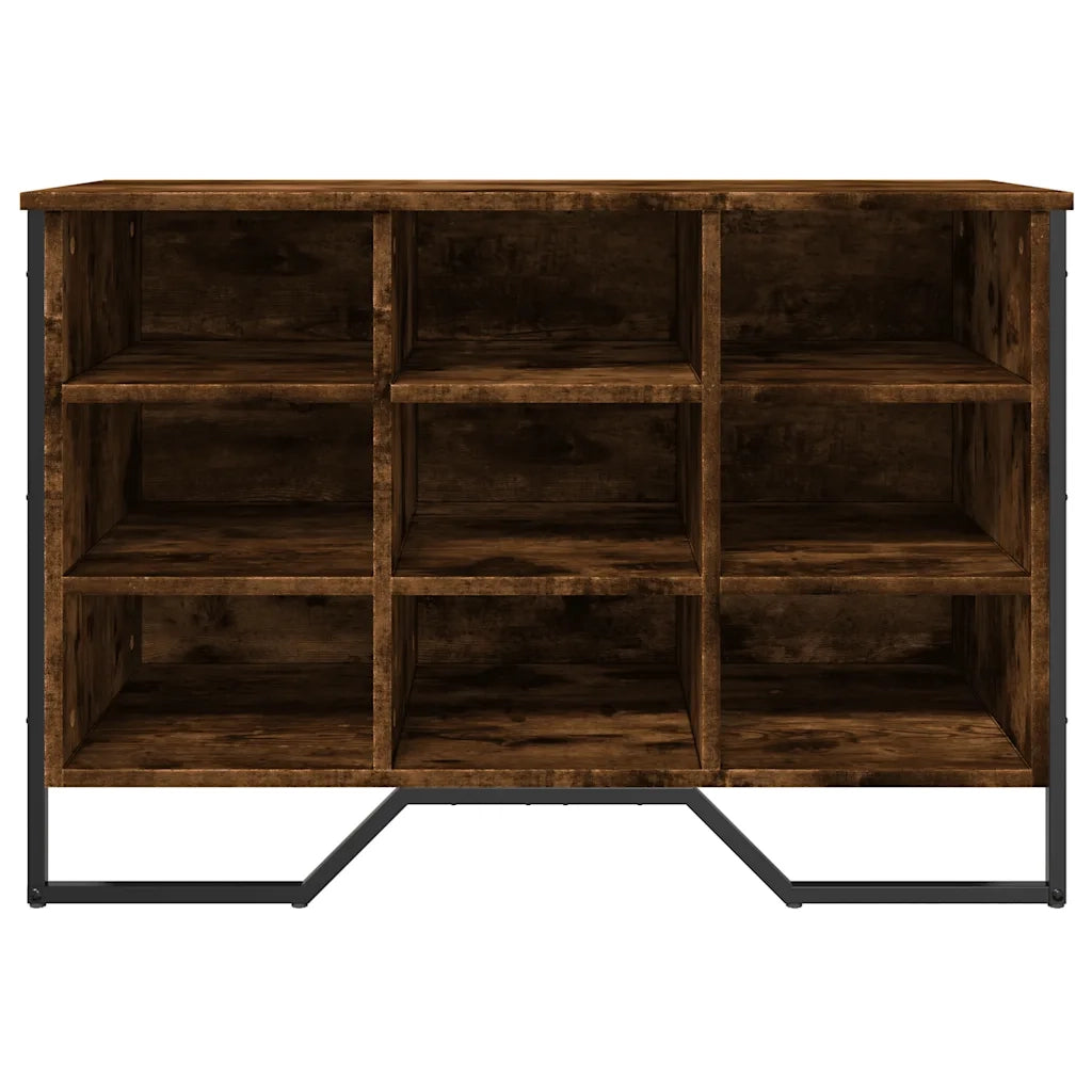 Scarpiera Rovere Fumo 90x38x61,5 cm in Truciolato 848646