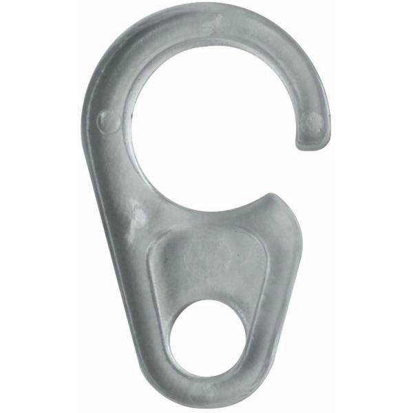 GANCIO APERTO BIANCO X ANELLI TENDE D7 PZ.20