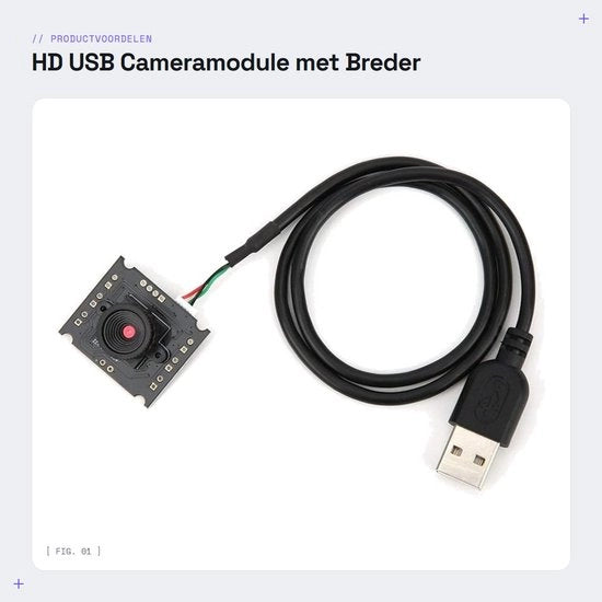 Modulo di camera USB a alta definizione con campo di visuale più ampio