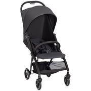 Passeggino per Bambini 0-3 Anni Pieghevole e Leggero Fino a 15 kg Chiusura a Una Mano in Tessuto Grigio Scuro