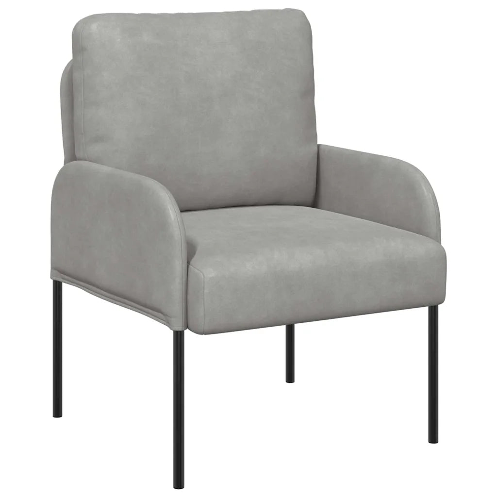Divani con cuscino 55cm Grigio chiaro Legno compensato