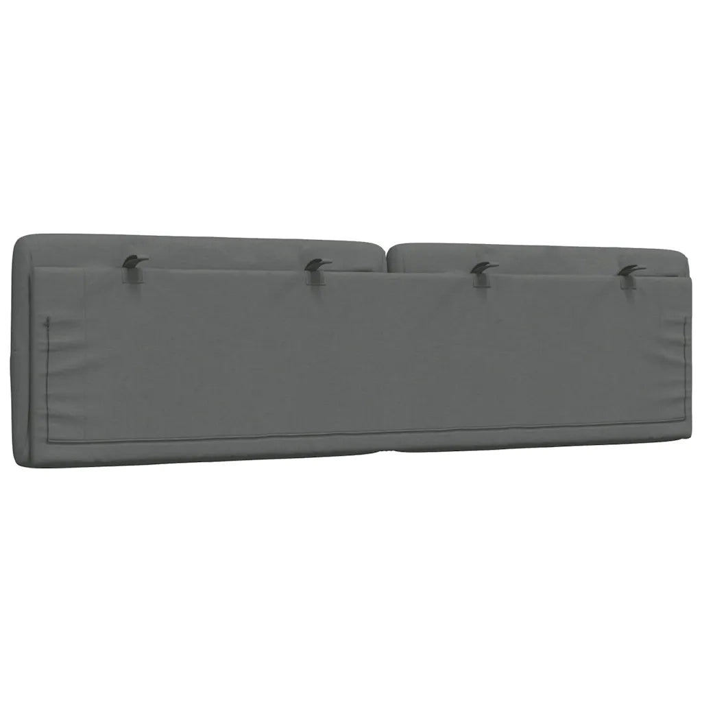 Cuscino Testiera Grigio Scuro 180 cm in Tessuto CFW3323416
