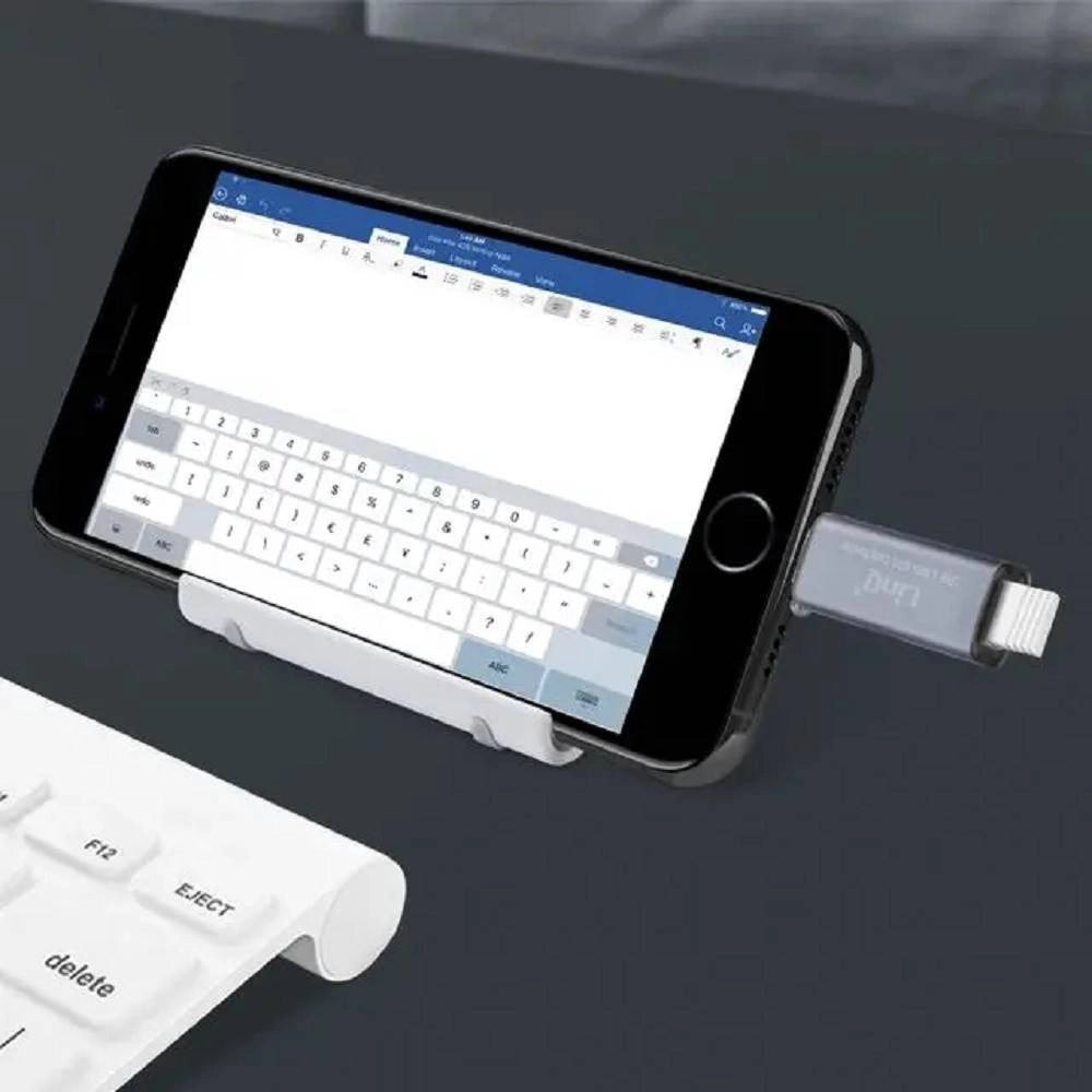 Trade Shop - Lettore Di Schede Sd Micro-sd 2in1 Lightning Usb Maschio Otg Usb Femmina Otg802 -