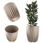 Vaso da fiori KADAX con inserto, rotondo, 19x22,5 cm, con coperchio in plastica.
