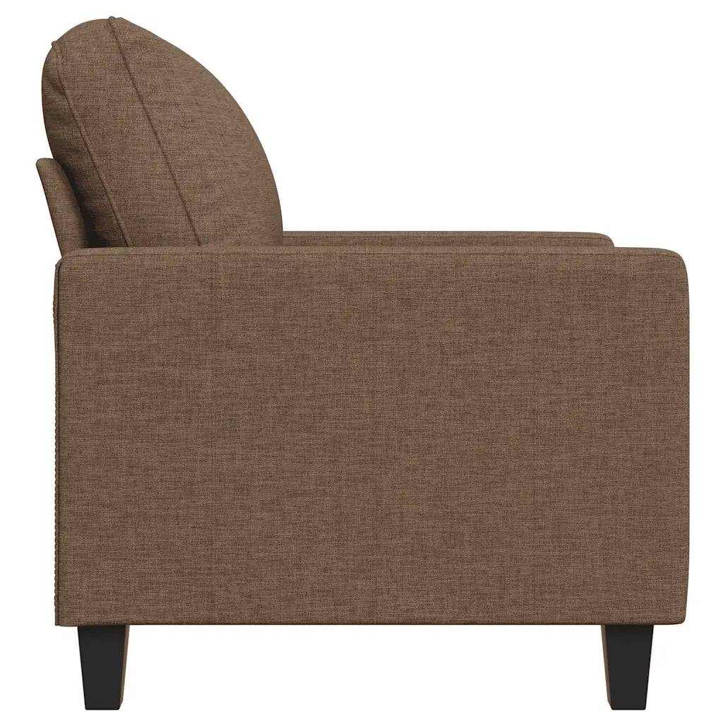 Poltrona-Divano Sedia-Poltroncina Marrone 60 cm in Tessuto 751631