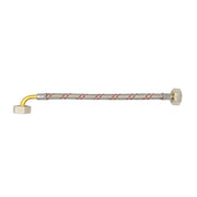 FLESSIBILE INOX PER ELETTRODOMESTICI DN 10 CON CURVA- cm 200 FF 3/4x3/4- LUXOR- pezzi 1