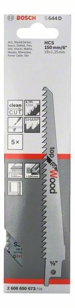 2608650673 - Set 5 lame per sega universale S 644 D Top for Wood