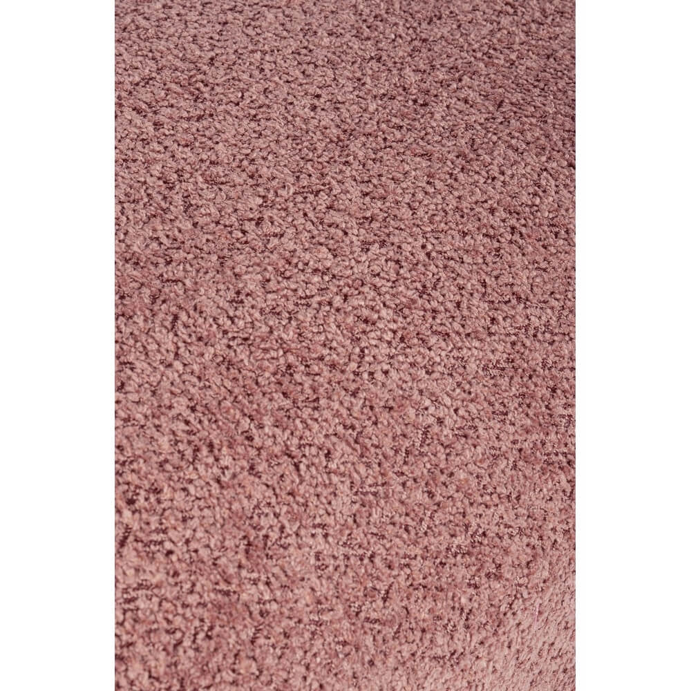 Panca imbottita effetto bouclé con gambe in legno naturale - SIENNA