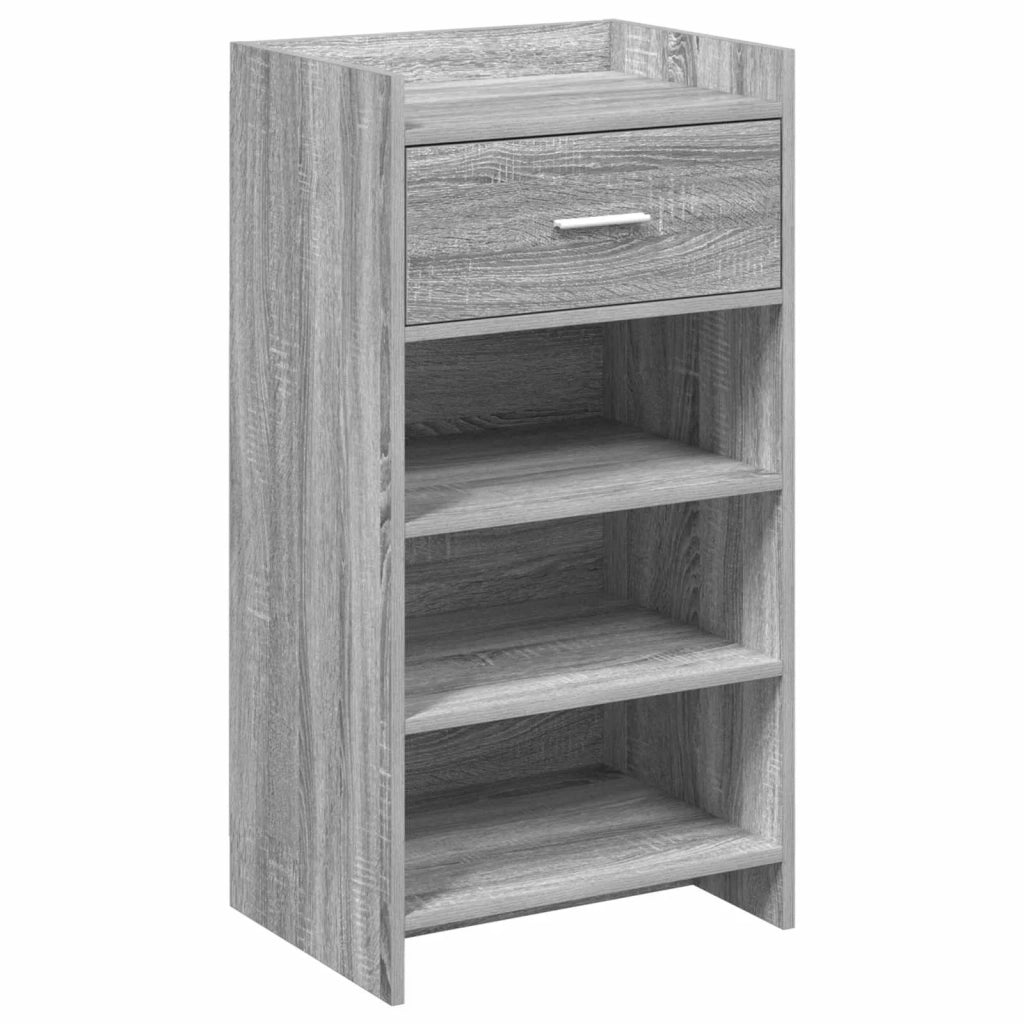 Mobile per scarpe con cassetto Sonoma grigio 48 x 36 x 92 cm 8011352