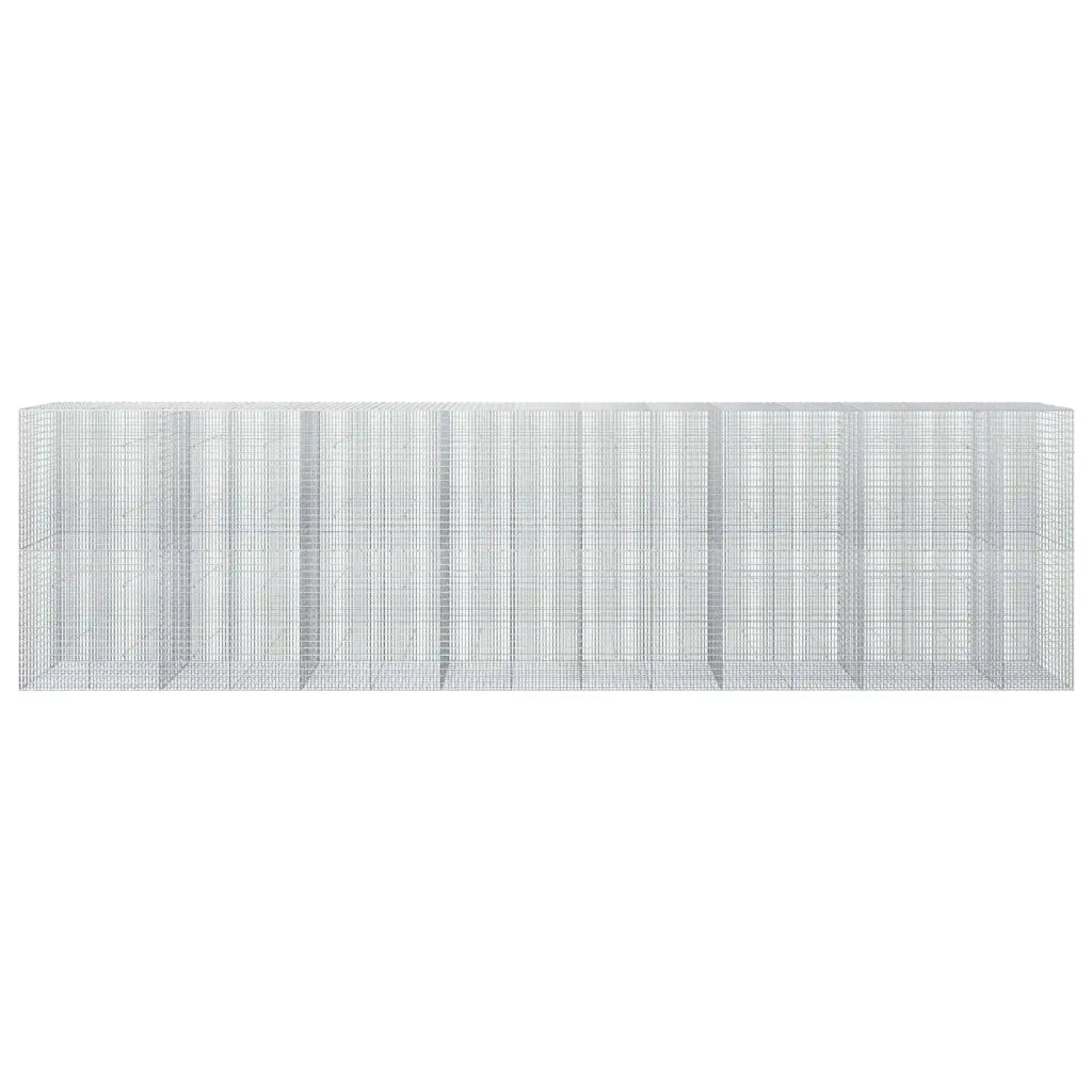 Gabione con filo da 3,5 mm e rete da 5x2,5 cm 750x30x200 cm 3461817